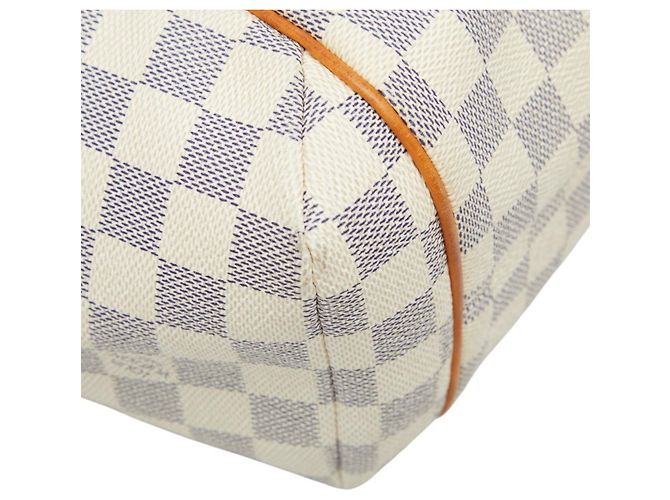 Borsa Tote Louis Vuitton Damier Azur Totally PM Bianco - vista 5
