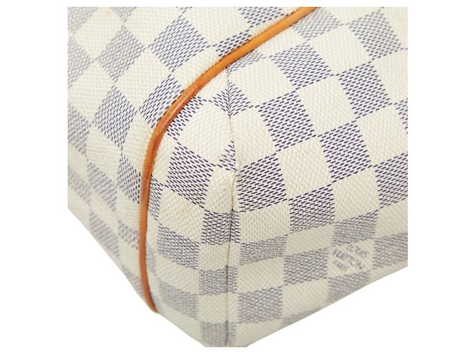 Borsa Tote Louis Vuitton Damier Azur Totally PM Bianco - vista 6