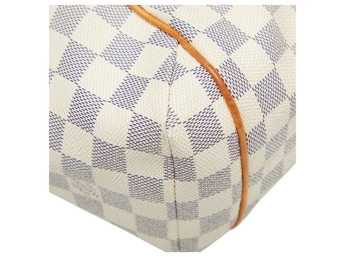 Borsa Tote Louis Vuitton Damier Azur Totally PM Bianco - vista 7