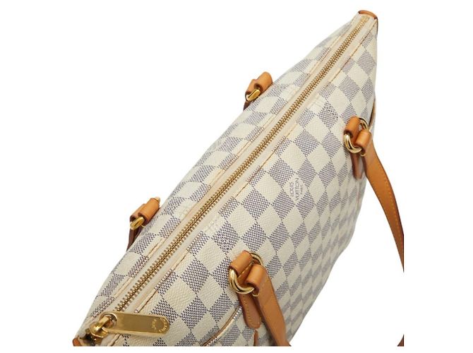 Borsa Tote Louis Vuitton Damier Azur Totally PM Bianco - vista 8