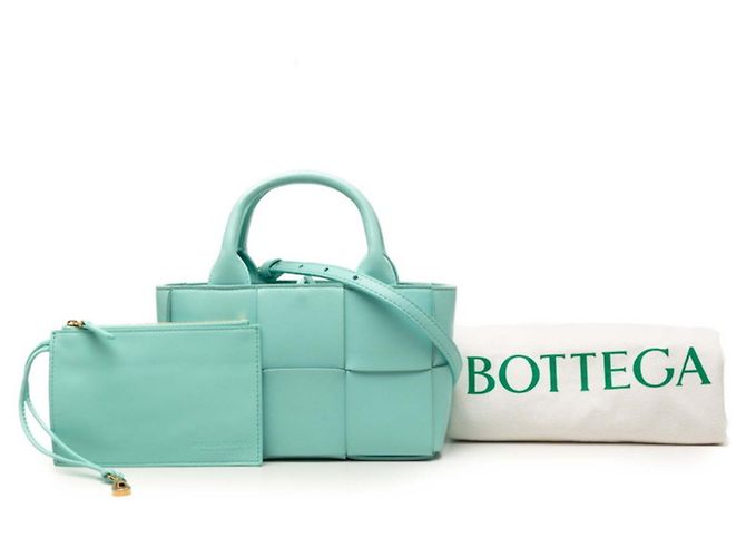 Borsa Tote Maxi Intrecciato Candy Arco Bottega Veneta Blu - vista 6