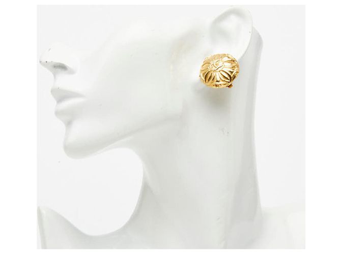 Orecchini a clip Chanel Coco Mark Motif Fiore D'oro - vista 5