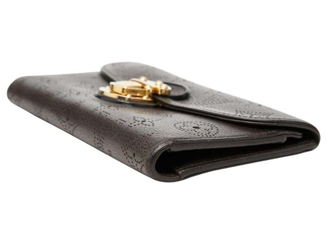 Cartera Louis Vuitton Monogram Mahina Amelia Marrón oscuro - vista 4