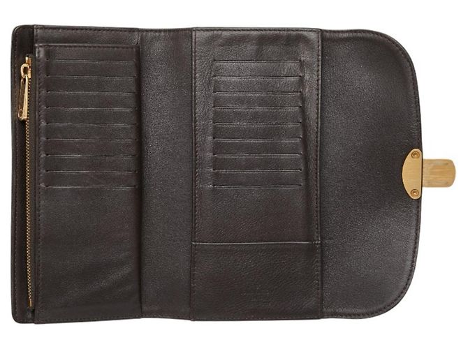 Cartera Louis Vuitton Monogram Mahina Amelia Marrón oscuro - vista 8