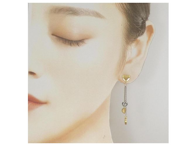 Tiffany & Co Tiffany Multi Heart Drop Ohrringe Golden - Ansicht 4