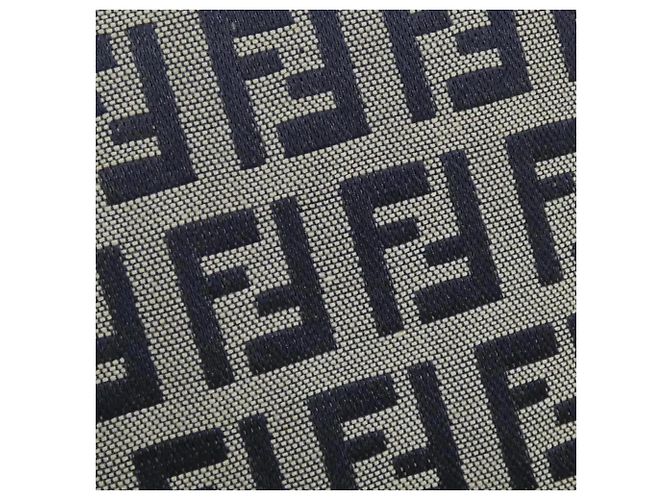 Borsa a Spalla Fendi Mamma Baguette 26325 Marrone Blu navy - vista 4