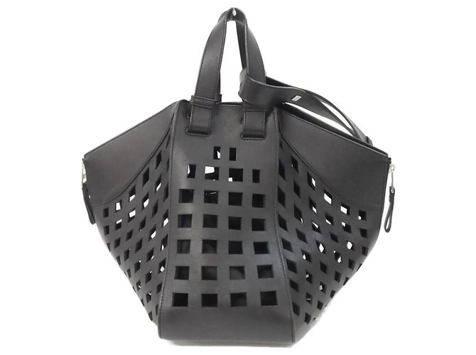 Borsa a Spalla Loewe Hammock 387 66XT38 Nero - vista 2