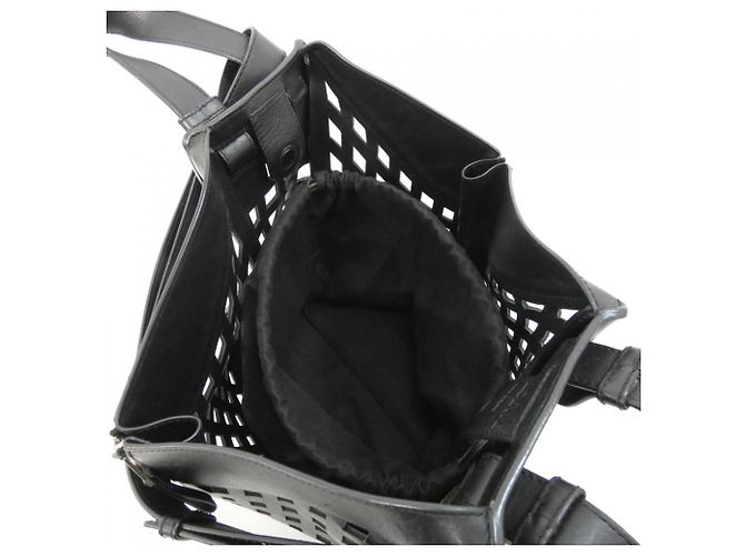 Borsa a Spalla Loewe Hammock 387 66XT38 Nero - vista 9