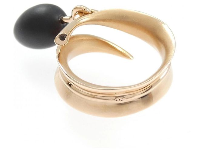 Ring Anello Hermès Obsidian in oro rosa 18K D'oro - vista 3