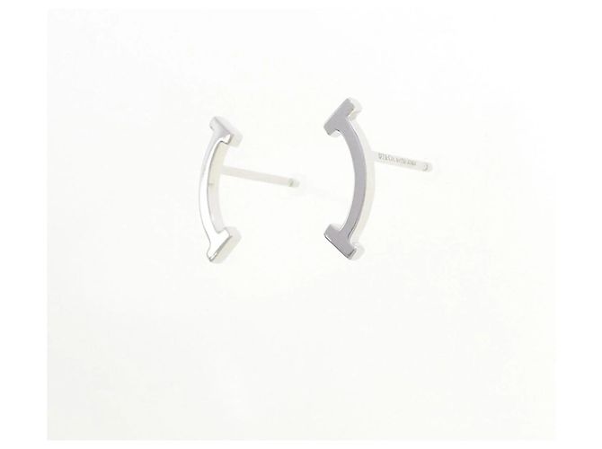 Tiffany & Co Orecchini Tiffany T Smile D'oro - vista 2