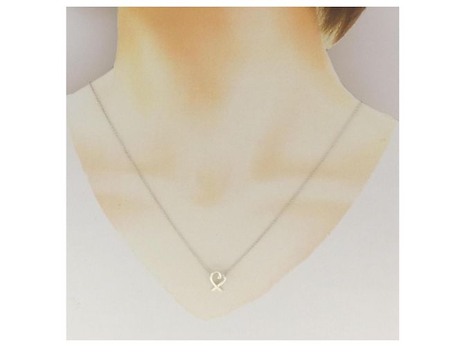 Tiffany & Co Mini collana Tiffany Loving Heart Argento - vista 6