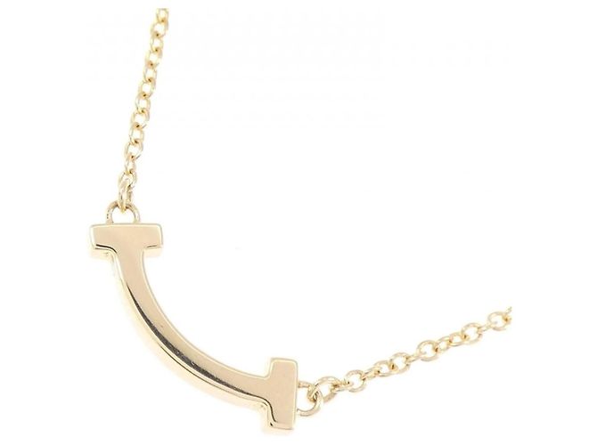 Tiffany & Co Collana Tiffany T Smile Mini D'oro - vista 3