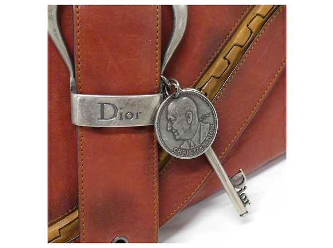 Borsa Christian Dior Bordeaux Bordò - vista 6