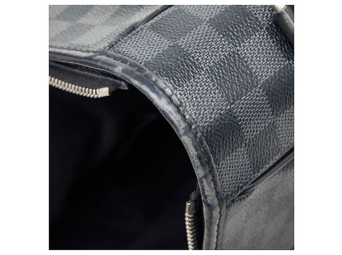 Borsa Tote Louis Vuitton Damier Graphite Tadao Nero - vista 8