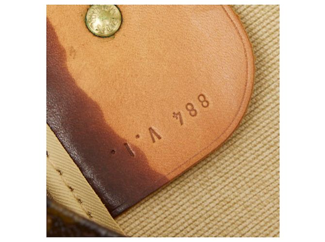 Borsa Boston Louis Vuitton Monogram Sirius 55 Marrone - vista 13