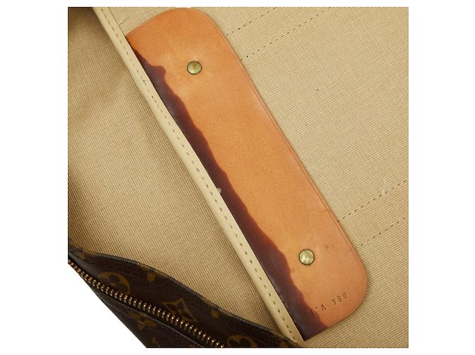 Borsa Boston Louis Vuitton Monogram Sirius 55 Marrone - vista 8