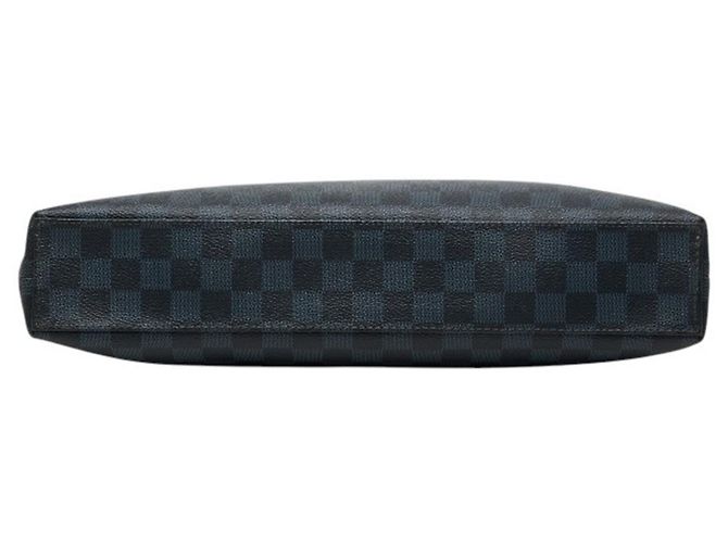 Borsa Business Louis Vuitton Damier Cobalt Nero Blu navy - vista 3