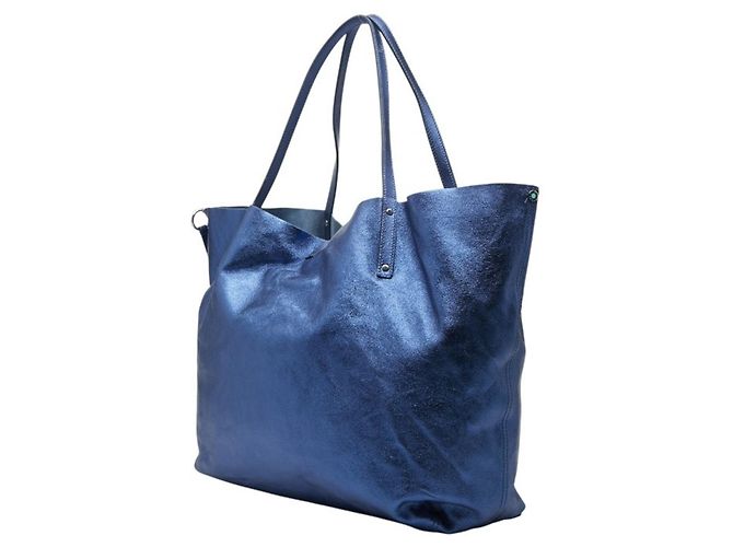 Borsa Tote Reversibile Tiffany & Co. Blu - vista 2