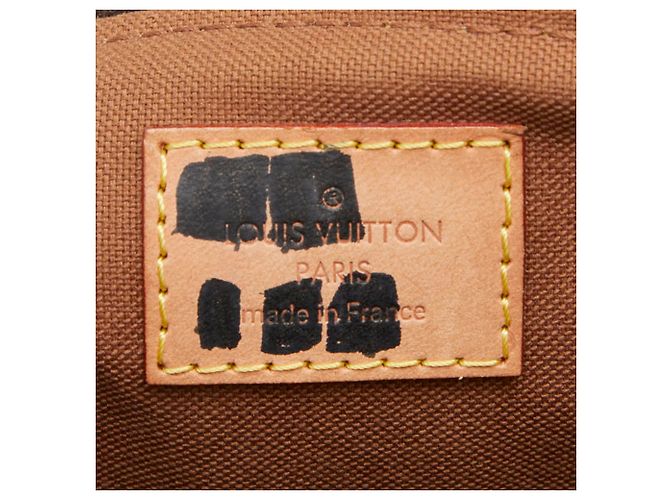 Borsa Louis Vuitton Monogram Palermo PM Marrone - vista 11