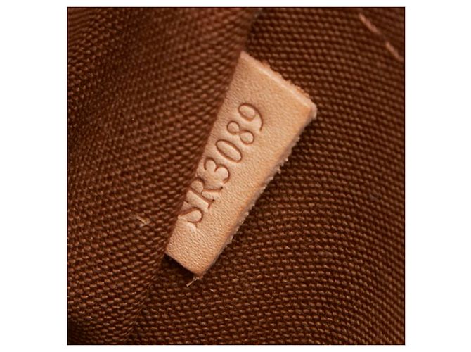Borsa Louis Vuitton Monogram Palermo PM Marrone - vista 12