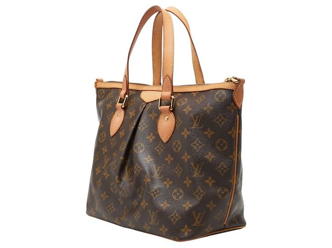 Borsa Louis Vuitton Monogram Palermo PM Marrone - vista 2