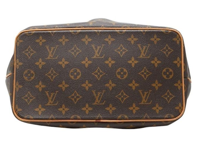 Borsa Louis Vuitton Monogram Palermo PM Marrone - vista 3