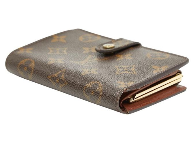Cartera de doble pliegue Monogram Portefeuille Viennois Louis Vuitton Castaño - vista 4