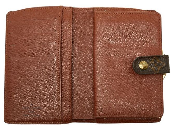 Cartera de doble pliegue Monogram Portefeuille Viennois Louis Vuitton Castaño - vista 6