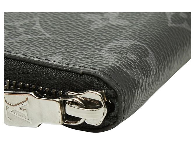 Louis Vuitton Monogram Eclipse Zippy Wallet Brown Black - view 5
