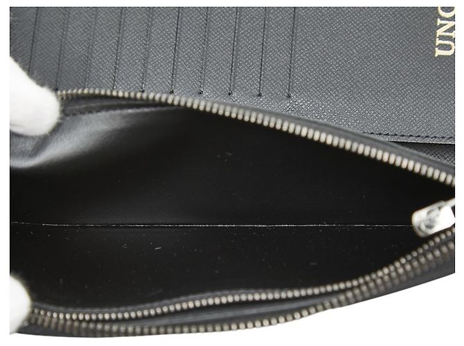 Louis Vuitton Monogram Eclipse Zippy Wallet Brown Black - view 7