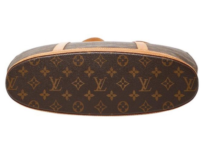 Borsa Tote Louis Vuitton Monogram Babylon Marrone - vista 3
