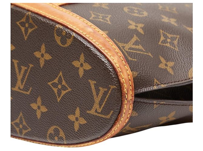 Borsa Tote Louis Vuitton Monogram Babylon Marrone - vista 4