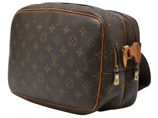 Louis Vuitton Monogram Reporter PM Umhängetasche Braun - Ansicht 2