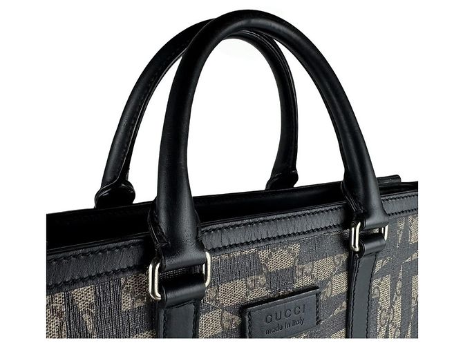 Borsa a mano Gucci Borsa a tracolla Marrone Nero - vista 10