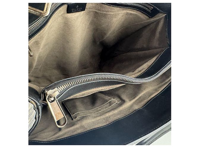 Borsa a mano Gucci Borsa a tracolla Marrone Nero - vista 5