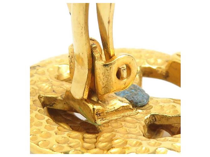 Orecchini a clip dorati Chanel D'oro - vista 10