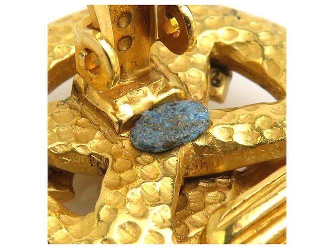 Orecchini a clip dorati Chanel D'oro - vista 12