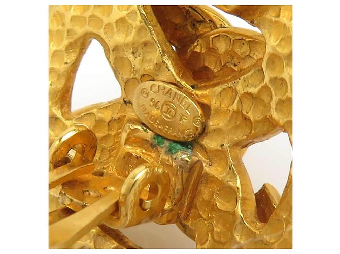 Orecchini a clip dorati Chanel D'oro - vista 13