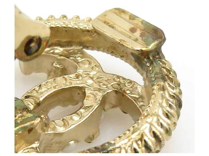 Orecchini a clip Chanel Oro e Bianco D'oro - vista 12