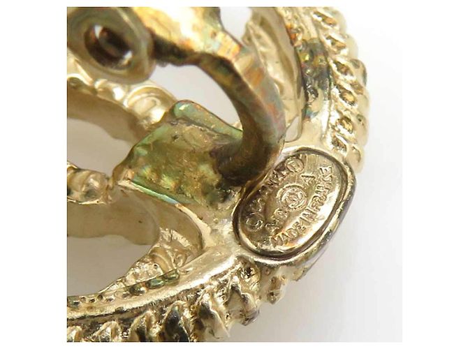 Orecchini a clip Chanel Oro e Bianco D'oro - vista 15
