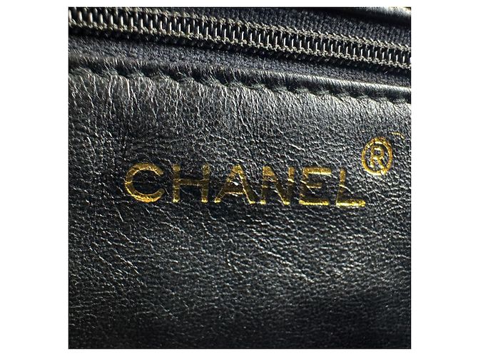 Borsa a tracolla Chanel in pelle nera Nero - vista 13