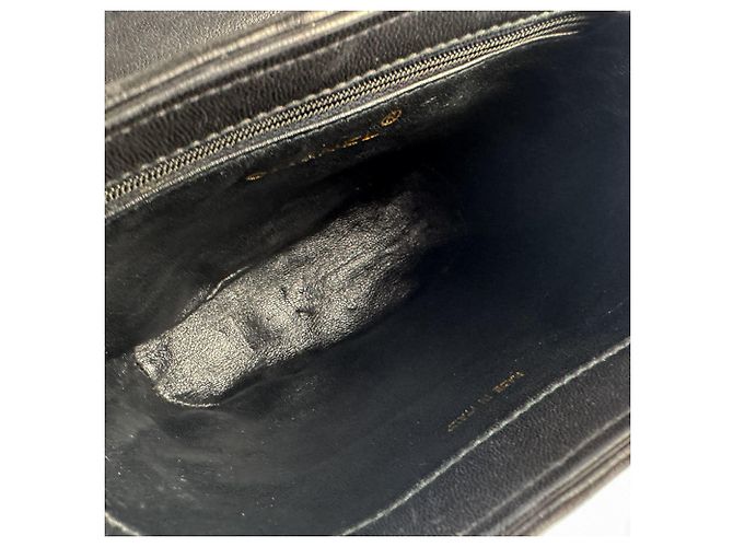 Borsa a tracolla Chanel in pelle nera Nero - vista 5