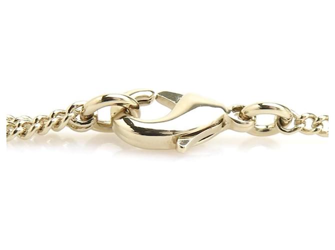 Collana Bambi Chanel D'oro Verde Bianco sporco - vista 6