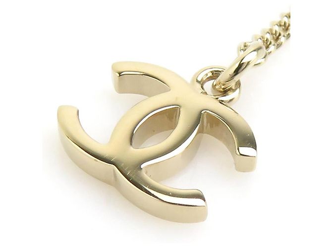 Collana Bambi Chanel D'oro Verde Bianco sporco - vista 7