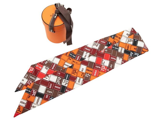 Hermès Pañuelo Hermes Twilly Bolduc Multicolor - vista 5