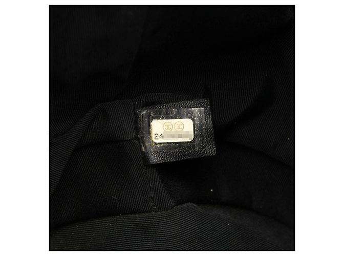 Borsa a Spalla Chanel Chevron V-stitch Coco Mark Chain Nero - vista 6