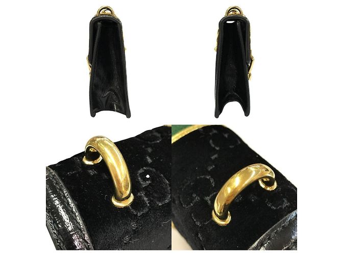 Borsa a Spalla Gucci Sylvie Nero - vista 4