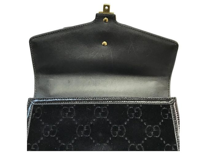 Borsa a Spalla Gucci Sylvie Nero - vista 7