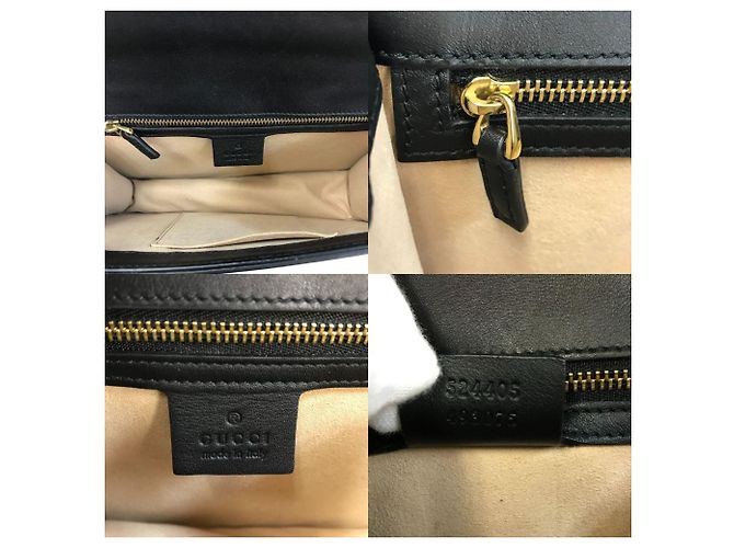 Borsa a Spalla Gucci Sylvie Nero - vista 9