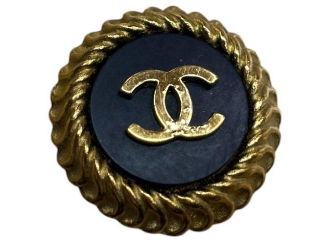 Chanel Coco Mark Clip-Ohrringe Schwarz Golden - Ansicht 5